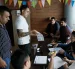 Personas votan en el colegio San Lucas este domingo 31 de mayo en Bogotá (Colombia).
