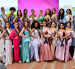 Las aspirantes compartieron escenario con reinas nacionales e invitadas especiales durante la ceremonia de imposición de bandas.