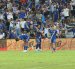 Juan Pablo Ruiz Gómez (c) fue felicitado por sus compañeros tras marcar el gol de la victoria sobre Universidad Católica.