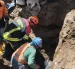 Cuatro personas quedaron atrapadas entre los escombros y fueron liberadas por los equipos de rescate.
