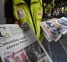 Medellín. Un hombre ofrece un periódico con el titular “Colombia votó en contra de Petro”, un día después de las elecciones presidenciales que se desarrollaron este domingo.