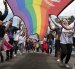Varios colectivos marcharon en el día del Orgullo Gay, en el norte de Quito. 22 de junio del 2024 (ag expreso ag extra)