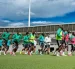 La selección de Costa de Marfil realizó una sesión de entrenamiento previa a su amistoso ante Francia.