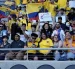 Aficionados ecuatorianos estuvieron presente en la práctica de Ecuador en Columbus.