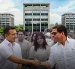 Imagen del superintendente de Compañías, Luis Cabezas-Klaere, y el presidente Daniel Noboa, quienes participaron de un evento institucional, meses atrás, usada para elaborar collage.