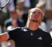El alemán Alexander Zverev celebra el pase a la final de Roland Garros tras ganar al checo Jakub Mensik.