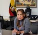 Julia Angulo Girón, secretaria de Gestión y Desarrollo de Pueblos y Nacionalidades, en reunión oficial en Quito.