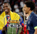Willian Pacho y Marquinhos la defensa del PSG.