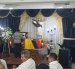 El féretro de Víctor 'Espartaco' Mendoza fue cubierto con una bandera de Barcelona SC durante su velación en Rocafuerte.