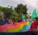 Habitantes de Las Naves participan en una manifestación contra el proyecto minero Curipamba-El Domo.