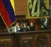 Mishel Mancheno asumió la presidencia de la Asamblea ante la renuncia de Niels Olsen.