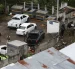 En esta zona de la quebrada de La Vicentina, en el centro norte de Quito, miembros de la Policía Nacional y del Cuerpo de Bomberos rescataron el cuerpo sin vida de la joven universitaria.