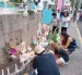 Ciudadanos rindieron un homenaje a Monika Silva en Manglaralto.