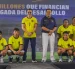 El presidente de la República, Daniel Noboa durante su visita en El Empalme
