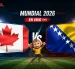 Canadá vs. Bosnia: partido por el Grupo B del Mundial 2026.