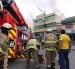 Integrantes del Cuerpo de Bomberos de Guayaquil acudieron hasta el inmueble en el que se reportó el incendio, la tarde de este viernes 12 de junio.