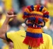 Un hincha de Ecuador en el estadio de Filadelfia para el partico con Costa de Marfil por el Mundial 2026.
