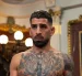 Ilia Topuria se prepara para ingresar al octágono antes de la pelea estelar de UFC Casa Blanca.