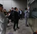 Los abogados del asambleísta Raúl Chávez, de la esposa de Álvarez y otros procesados llegaron al Complejo Judicial Norte, en Quito.
