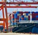 Uno de los barcos que llevan las exportaciones de Ecuador, desde el puerto de Guayaquil.
