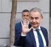 El expresidente del Gobierno español , José Luis Rodríguez Zapatero, llega a la Audiencia Nacional para declarar como investigado por organización criminal.