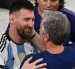 Jorge Messi acompaña a Lionel Messi en momentos clave de su carrera deportiva y personal.