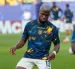 Enner Valencia en el calentamiento de Ecuador ante Costa de Marfil.