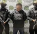 Alias Javi, presentado por la Policía Nacional de Colombia,  tras su captura en Bogotá cerca de la embajada de EE. UU.