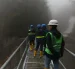 Recorrido. En la captación de Blanco Chico se realizan trabajos de reconstrucción para recuperar 700 litros de agua por segundo al sistema.