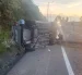 La emergencia ocurrió en el sector de Santa Rosa, sobre la avenida Simón Bolívar, en Quito.