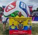 Ecuador Echeverría posa orgulloso con la bandera tricolor en Kansas City, donde vive su cuarto Mundial siguiendo a la selección ecuatoriana.