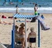 Vista de la playa de La Zurriola de San Sebastián el 18 de junio de 2026.