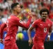 Ronaldo festeja su gol ante Uzbekistán.