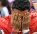 El gesto de Cristiano Ronaldo refleja la tensión y la emoción de una jornada histórica en la que volvió a escribir su nombre en los récords del Mundial.