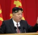 Fotografía que muestra al líder norcoreano, Kim Jong-un, hablando durante la Segunda Reunión Plenaria del 9º Comité Central del Partido de los Trabajadores.