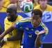 Enner Valencia (izq.), en el partido de Ecuador contra Curazao del Mundial 2026.