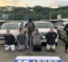 La Policía presentó a los sospechosos detenidos en Chone junto con los indicios recabados durante el operativo.
