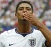 Jude Bellingham, de Inglaterra, lanza un beso antes del partido de la fase de grupos de la Copa Mundial de la FIFA 2026 entre Inglaterra y Ghana.