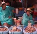 Personas ofreciendo sus productos en un mercado en La Paz (Bolivia).