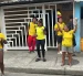 Vecinos y familiares de Gonzalo Plata celebran en el suburbio de Guayaquil tras el triunfo de Ecuador sobre Alemania en el Mundial 2026.