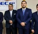 Desde la derecha: Álex Dueñas Calero, medio hermano de Karla Saud Calero, lobista de Progen; Jorge Quintero Rodríguez, actual viceministro de Seguridad Ciudadana; 
Nicolás Andrade Laborde, exgerente de Celec en 2022, y Hernan Luque Lecaro, procesado en el caso Encuentro.