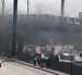 El cortocircuito bajo el puente generó congestión vehicular momentánea en el sector de la avenida de las Américas.