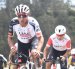 El ciclista ecuatoriano Jhonatan Narváez (i) participó en el Campeonato Nacional de Ruta, que tuvo lugar en Tulcán.