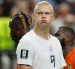 Erling Haaland, goleador de Noruega, en el partido contra Costa de Marfil por el Mundial 2026.