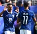 Kylian Mbappé celebró sus goles con Olise en el Francia 3 Suecia 0.