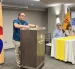 Juan Carlos González interviene ante militantes y adherentes del Partido Social Cristiano y Madera de Guerrero durante su presentación como precandidato a la Prefectura del Guayas.