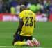 Moisés Caicedo de Ecuador reacciona tras terminar eliminado en el partido de los dieciseisavos de final del Mundial de la FIFA 2026.