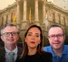 Referencial. Los precandidatos a la Alcaldía de Cuenca, en el marco de la campaña hacia las seccionales 2026.