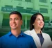 Referencial. Luisa González y Jaime Estrada, precandidatos a la Prefectura de Manabí rumbo a las elecciones seccionales de 2026.