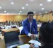 Jorge Yunda reafirma su candidatura a la Alcaldía de Quito durante su visita al CNE en Quito.